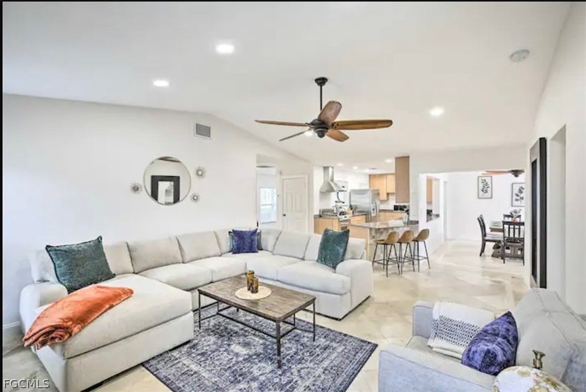 Well-maintained gulf-access, waterfront home with screened pool - Beach Home for sale in Cape Coral, Florida on Beachhouse.com