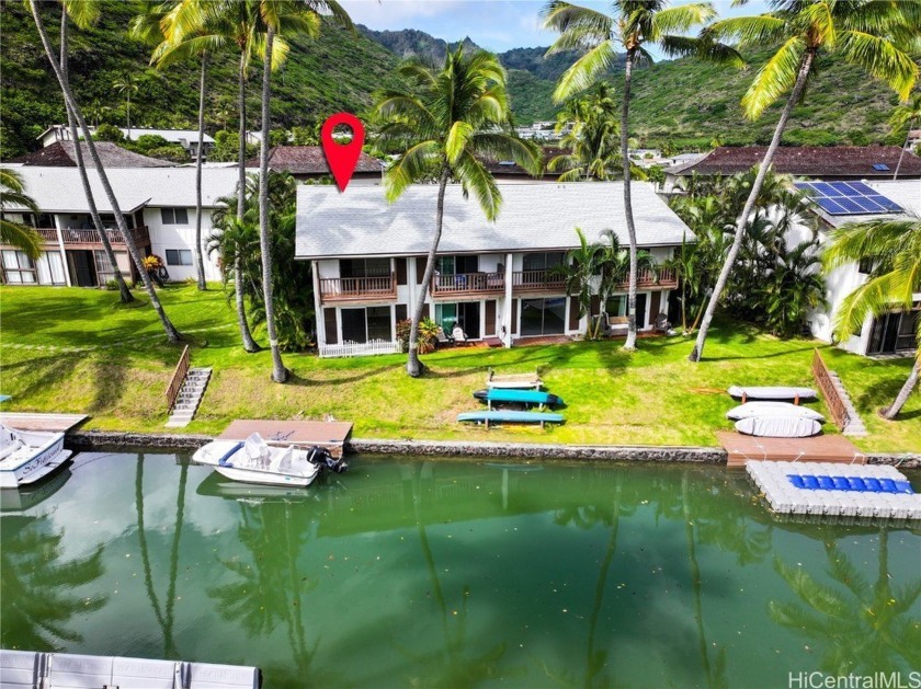 Live the Hawaii Kai marina front lifestyle! This waterfront - Beach Condo for sale in Honolulu, Hawaii on Beachhouse.com
