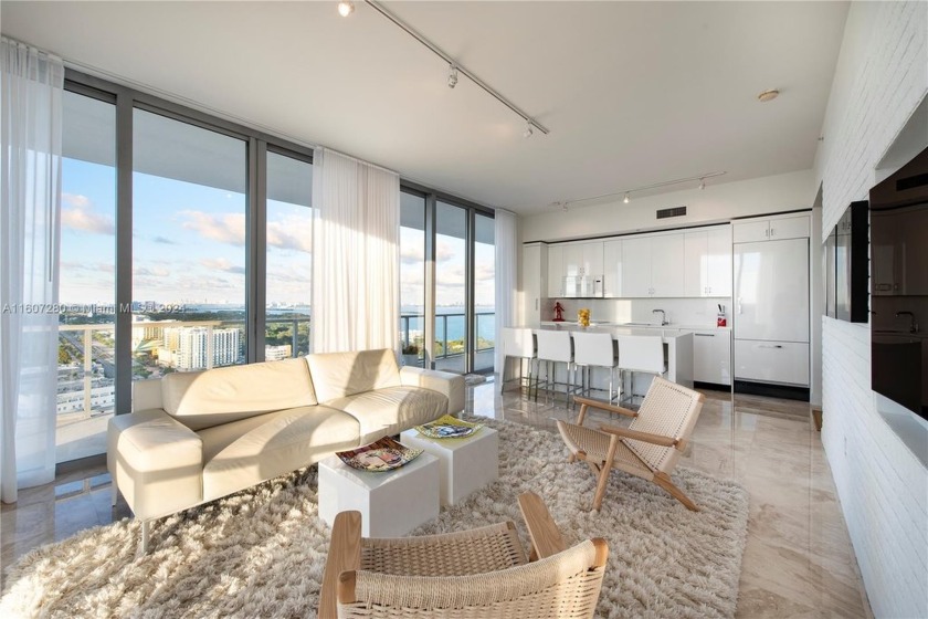 Experience breathtaking sunsets & bay views from this fully - Beach Condo for sale in Miami, Florida on Beachhouse.com