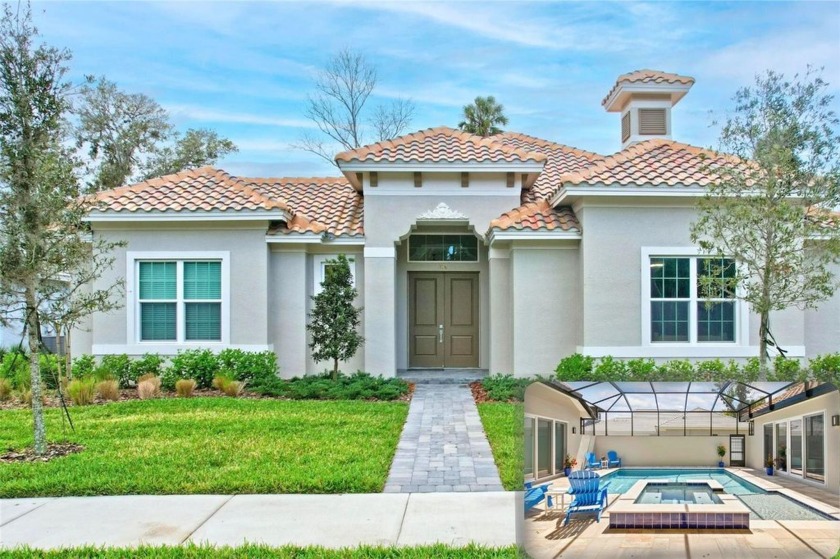 Welcome to 126 New Leatherwood Dr, a stunning courtyard pool and - Beach Home for sale in Palm Coast, Florida on Beachhouse.com