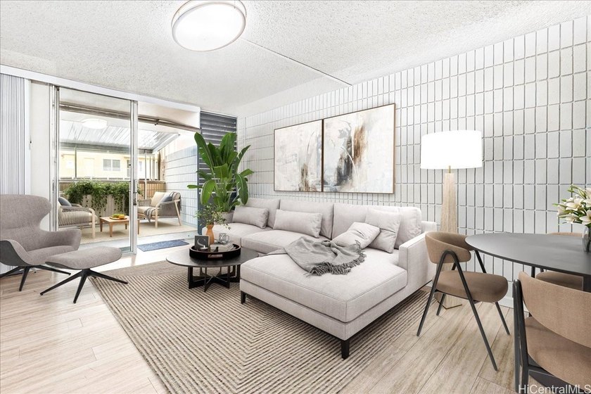 Ground-level unit with a spacious, extended patio offering rare - Beach Condo for sale in Honolulu, Hawaii on Beachhouse.com