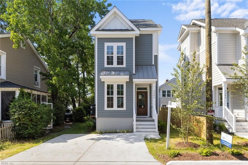 Just moments from the beach, this stunning three-story new - Beach Condo for sale in Virginia Beach, Virginia on Beachhouse.com