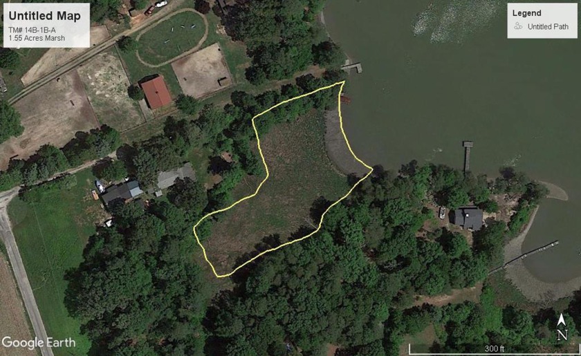 THIS IS NOT A BUILDABLE LOT - MOSTLY MARSH. This parcel fronts - Beach Lot for sale in Urbanna, Virginia on Beachhouse.com