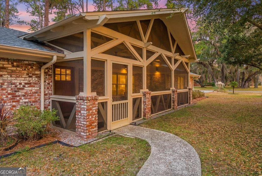 Set beneath a quiet canopy of live oaks, 636 Old Plantation Road - Beach Home for sale in Jekyll Island, Georgia on Beachhouse.com