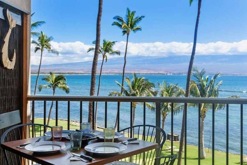 Gorgeous Oceanfront View of Maalaea Bay - 2-story windows facing - Beach Condo for sale in Wailuku, Hawaii on Beachhouse.com