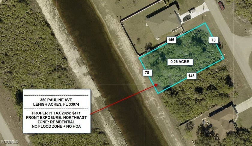 OVERSIZED CANAL LOT!! Discover the perfect place to build your - Beach Lot for sale in Lehigh Acres, Florida on Beachhouse.com