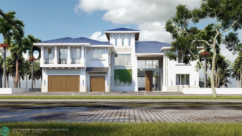 Construction has started! New Coastal Modern Harbor Beach - Beach Home for sale in Fort Lauderdale, Florida on Beachhouse.com