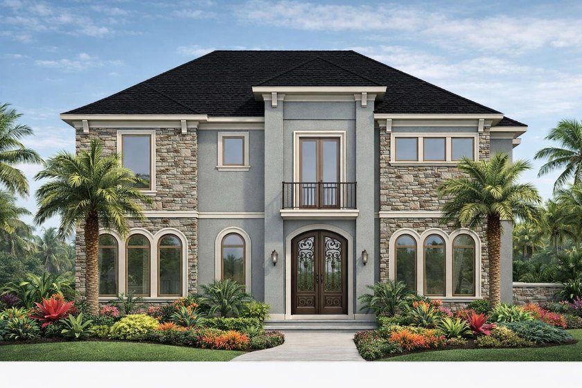 Under construction Mediterranean-style custom home in the - Beach Home for sale in Myrtle Beach, South Carolina on Beachhouse.com