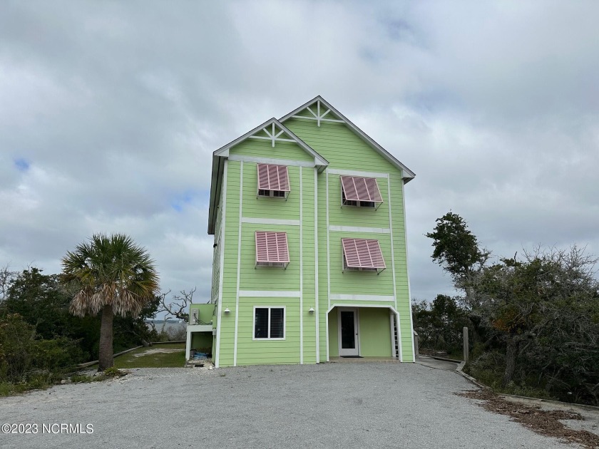 Located on a private lot with AMAZING 180-degree views of Bogue - Beach Home for sale in Emerald Isle, North Carolina on Beachhouse.com