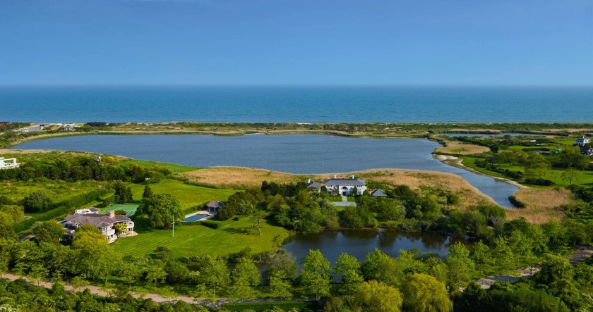 Situated on approximately 4.79 acres of prime waterfront land - Beach Home for sale in Water Mill, New York on Beachhouse.com