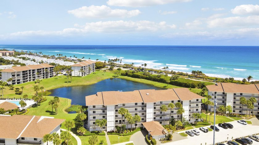 Perched on the top floor of the sought-after Ocean Bluffs South - Beach Condo for sale in Jupiter, Florida on Beachhouse.com