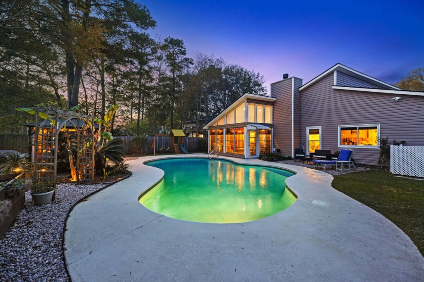 Welcome to your Dream oasis featuring a shimmering gunite pool - Beach Home for sale in Charleston, South Carolina on Beachhouse.com