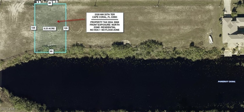 Amazing canal lot in the very fast growing city of Cape Coral - Beach Lot for sale in Cape Coral, Florida on Beachhouse.com