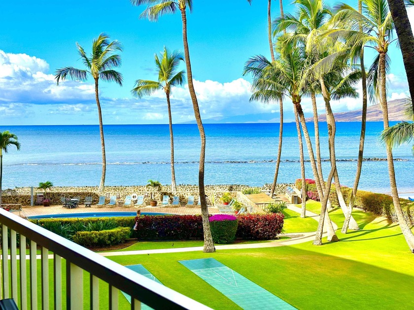 Welcome to your stunning OCEAN AND MOUNTAIN VIEWS from this - Beach Condo for sale in Kihei, Hawaii on Beachhouse.com