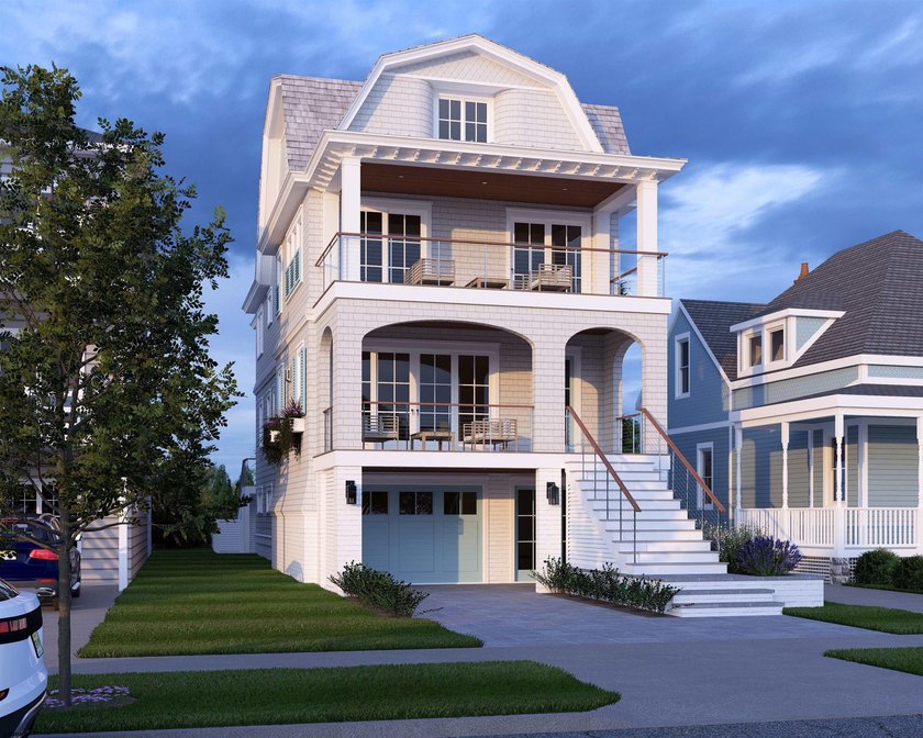Spacious & finely crafted, East side Gardens new construction - Beach Home for sale in Ocean City, New Jersey on Beachhouse.com