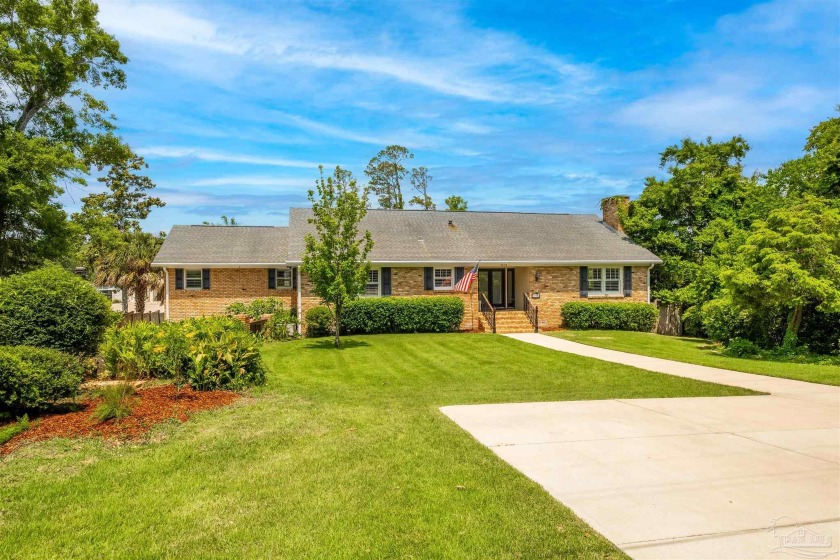 This beautiful Chicago brick home is on .69 acres on Bayou Texar - Beach Home for sale in Pensacola, Florida on Beachhouse.com