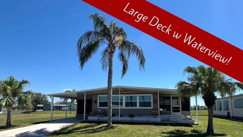 2023 Updates-  Large Wrap around wood deck  Pergola  Two lanais - Beach Home for sale in Ellenton, Florida on Beachhouse.com