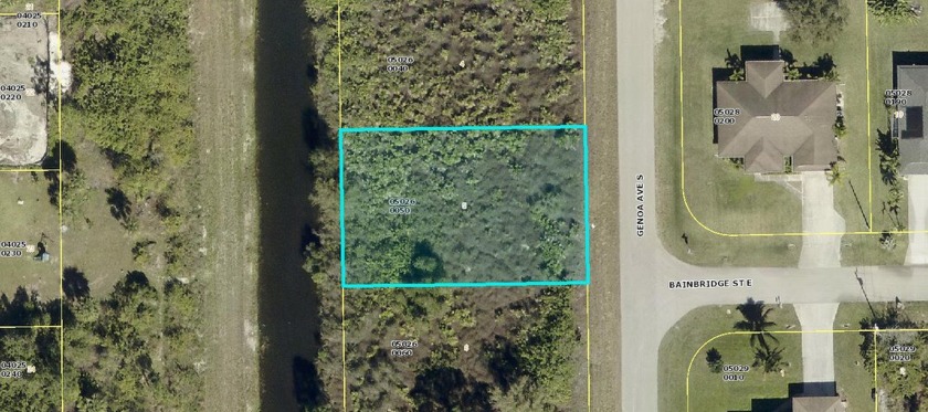 BUILD YOUR CUSTOM HOME ON THIS CANAL LOT WITH NEIGHBORING HOMES - Beach Lot for sale in Lehigh Acres, Florida on Beachhouse.com