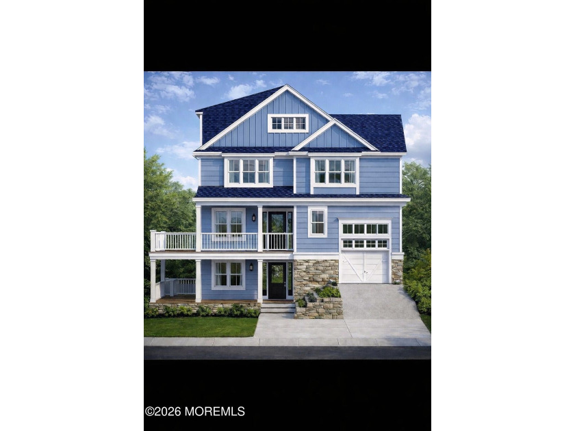 Brand-new custom home offering 3,412 sq ft of living space on a - Beach Home for sale in Belford, New Jersey on Beachhouse.com