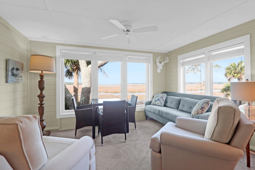 Enjoy million dollar sunset long marsh views from this 3 bed, 3 - Beach Home for sale in Seabrook Island, South Carolina on Beachhouse.com