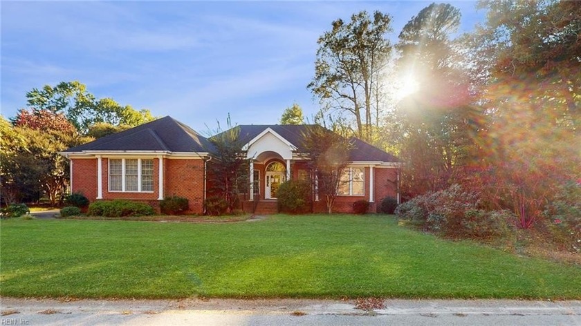 Welcome home! Come see this sprawling brick ranch on nearly half - Beach Home for sale in Suffolk, Virginia on Beachhouse.com