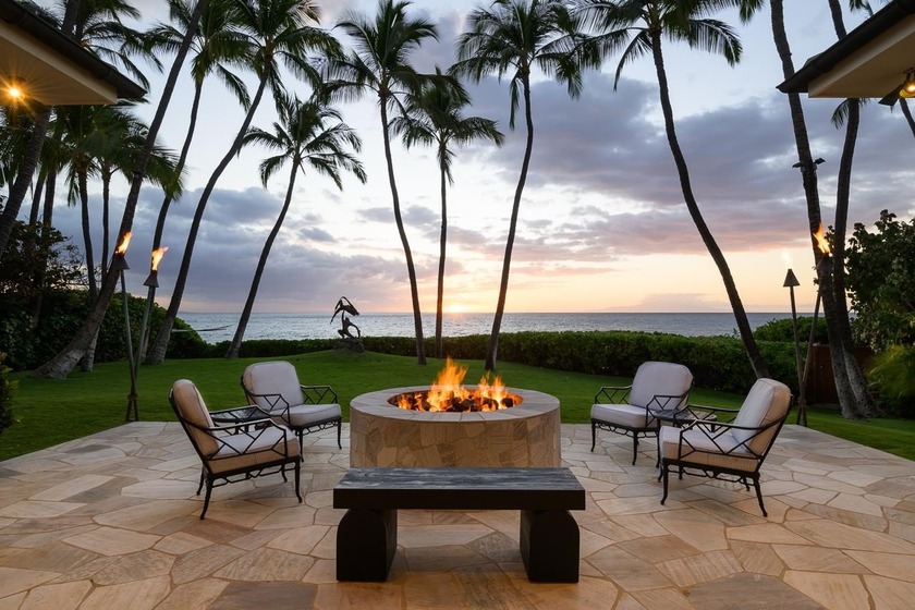 Experience the pinnacle of oceanfront luxury in this stunning, 5 - Beach Home for sale in Kihei, Hawaii on Beachhouse.com