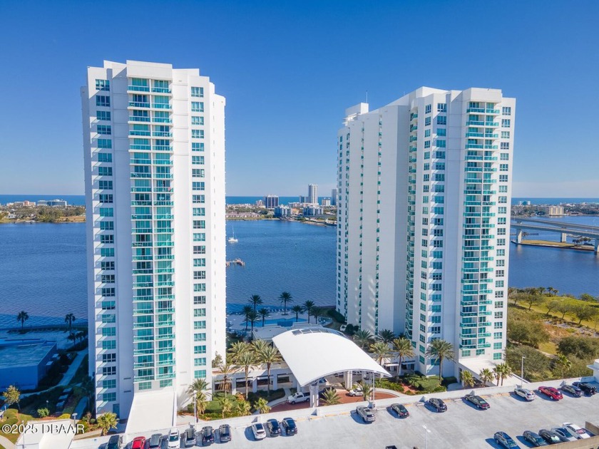 Experience luxury living in this exceptional three-bedroom - Beach Condo for sale in Daytona Beach, Florida on Beachhouse.com