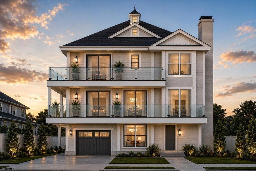 3RD FROM BEACH! Introducing an extraordinary new construction - Beach Home for sale in Ventnor, New Jersey on Beachhouse.com