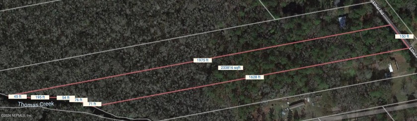 Big piece of land with home site already cleared. At the end of - Beach Acreage for sale in Jacksonville, Florida on Beachhouse.com