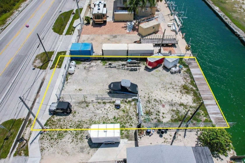 COMMERCIAL CANAL FRONT VACANT LOT with 60 ft of Frontage on US 1 - Beach Commercial for sale in Summerland Key, Florida on Beachhouse.com