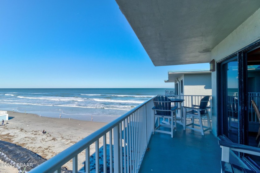 This charming direct ocean view condo at New Smyrna Beach offers - Beach Condo for sale in New Smyrna Beach, Florida on Beachhouse.com