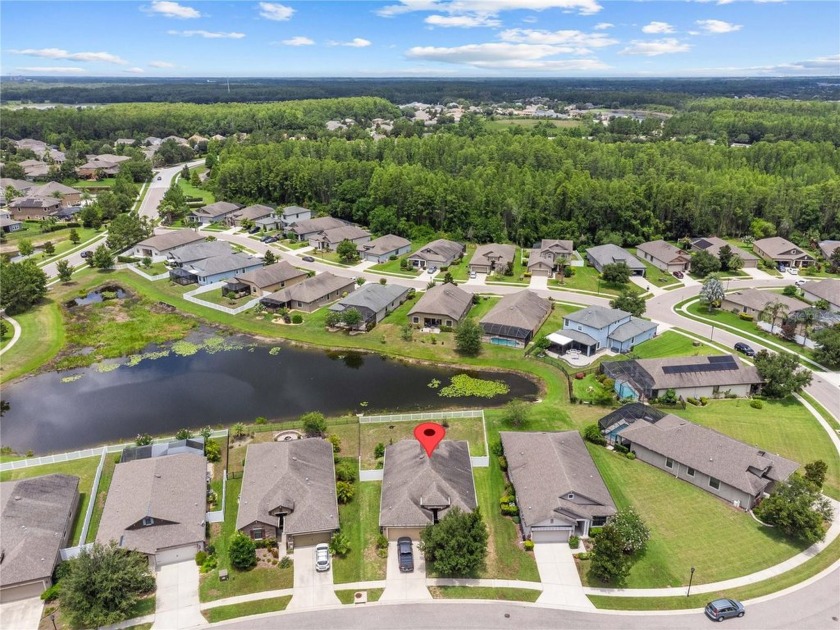Located on a unique pie-shaped oversized lot with tranquil pond - Beach Home for sale in Land O Lakes, Florida on Beachhouse.com