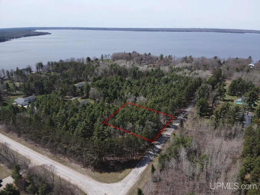 Located just steps from Indian Lake, this scenic wooded lot in - Beach Lot for sale in Manistique, Michigan on Beachhouse.com