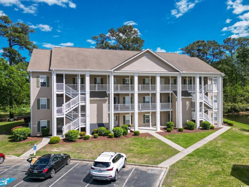 Welcome to this first floor end unit, nestled in the Blackmoor - Beach Condo for sale in Murrells Inlet, South Carolina on Beachhouse.com