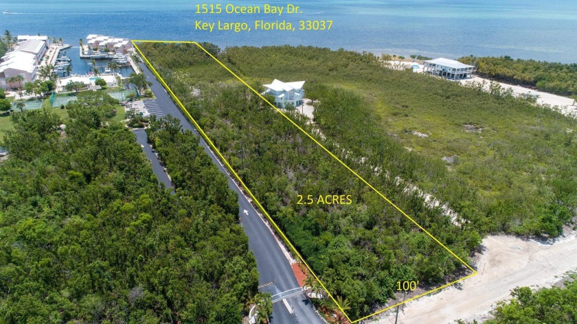 Approx. 2.50 acres, waterfront , estate size parcel next to Key - Beach Lot for sale in Key Largo, Florida on Beachhouse.com