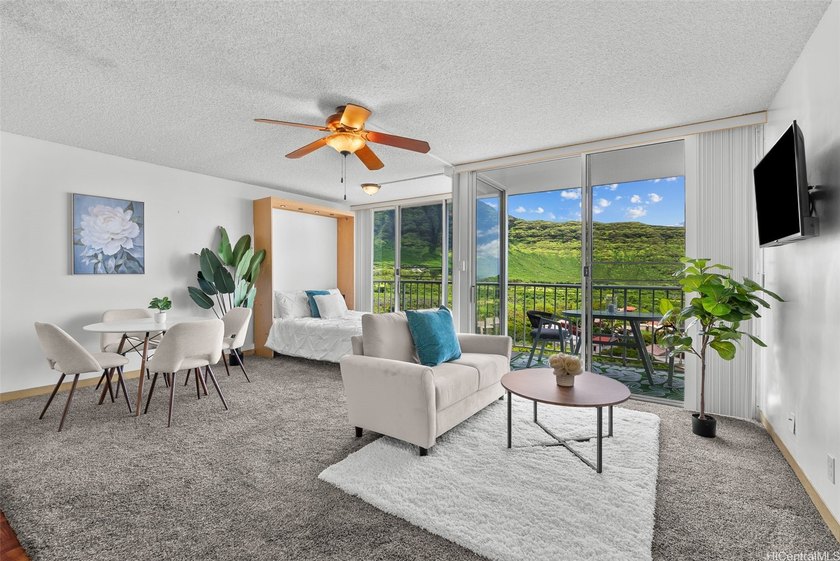 Start your day with a cup of coffee on your private lanai - Beach Condo for sale in Waianae, Hawaii on Beachhouse.com