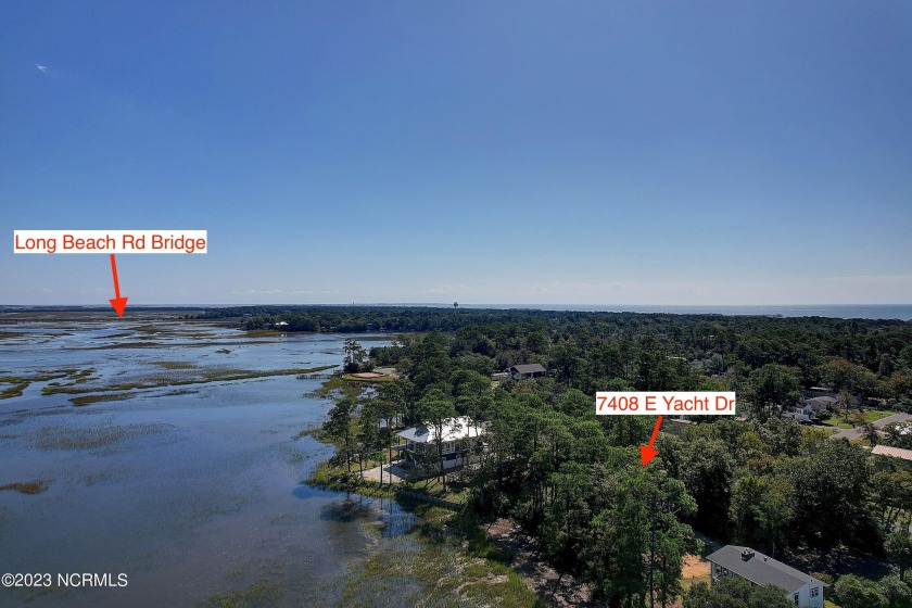 Wonderful waterfront living at its finest on this ICW corner - Beach Lot for sale in Oak Island, North Carolina on Beachhouse.com