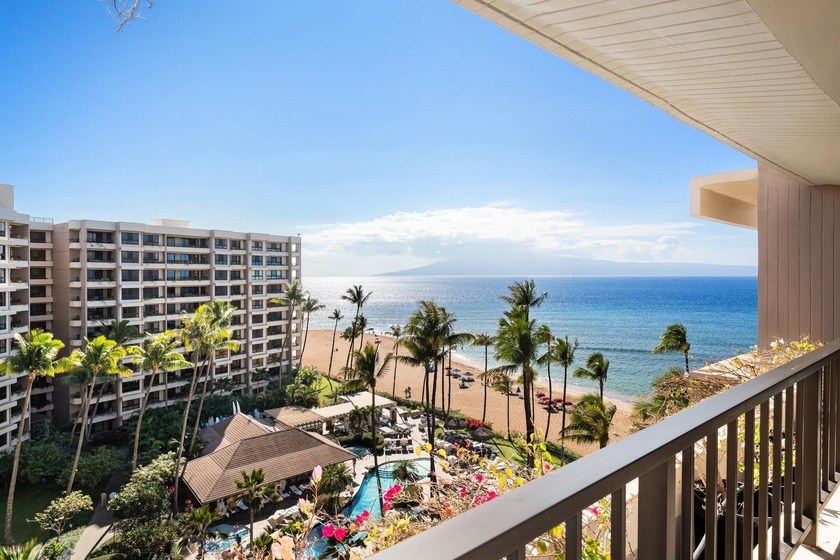 Superb 9th floor view unit of ocean, sandy golden beach, perched - Beach Condo for sale in Lahaina, Hawaii on Beachhouse.com