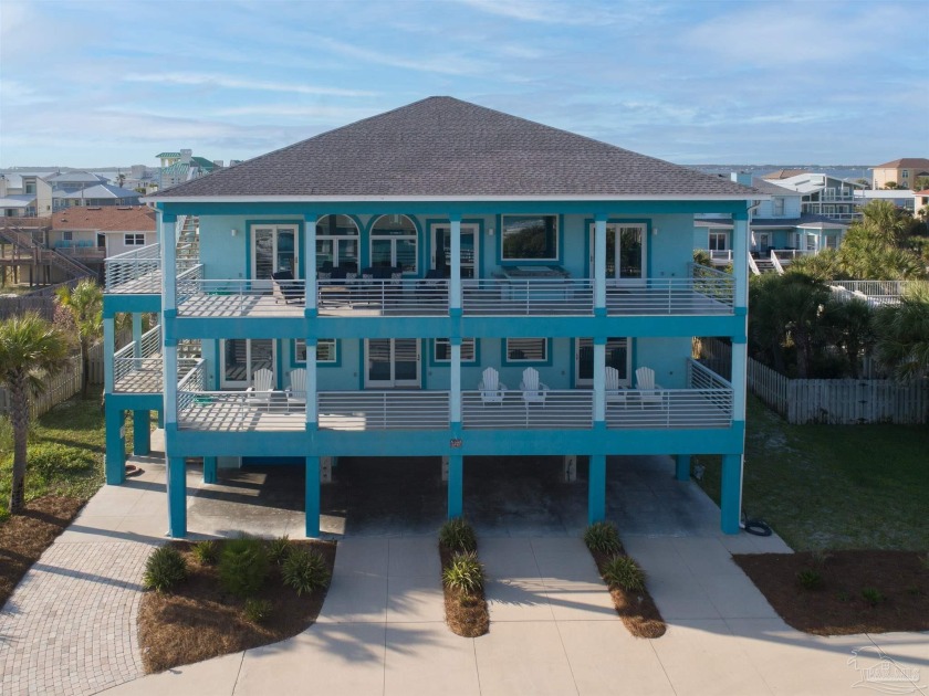 This luxury beach retreat provides breathtaking Gulf of Mexico - Beach Home for sale in Pensacola Beach, Florida on Beachhouse.com