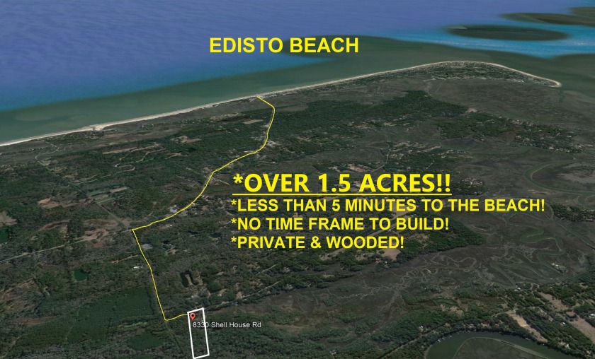 **NEW***NEW***NEW (Plat/Survey Attached)***LESS THAN 5 MINUTES - Beach Lot for sale in Edisto Island, South Carolina on Beachhouse.com
