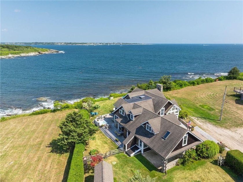 Exceptional waterfront home perched high above the water - Beach Home for sale in Jamestown, Rhode Island on Beachhouse.com