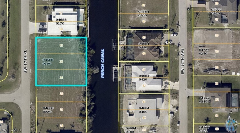 Beautiful rare three lots gulf access residential site, located - Beach Lot for sale in Cape Coral, Florida on Beachhouse.com