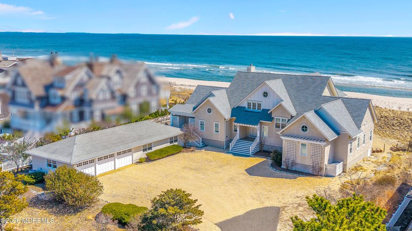 Set on an extraordinary 140' x 430' oceanfront double lot, this - Beach Home for sale in Mantoloking, New Jersey on Beachhouse.com