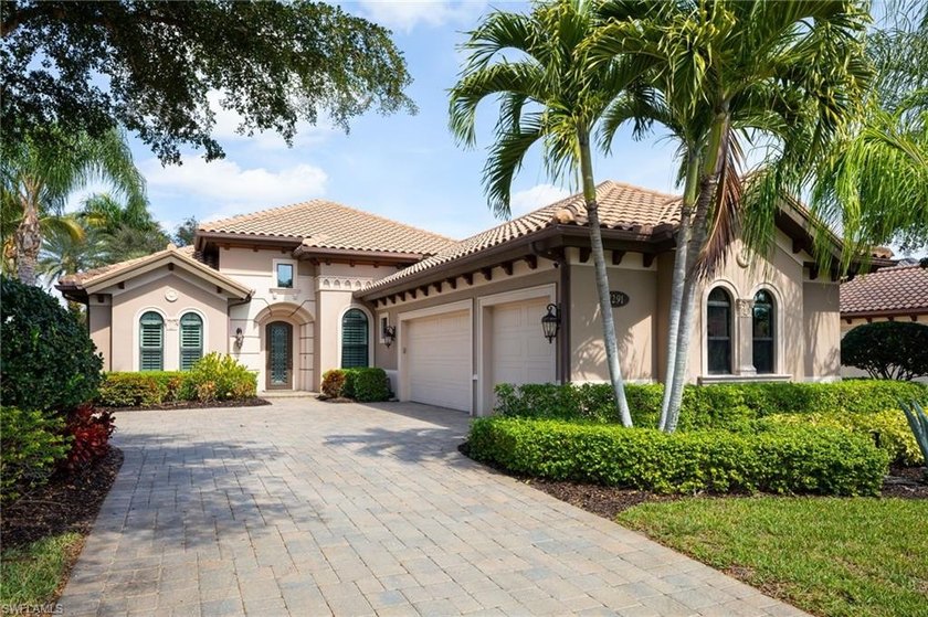 Beautifully updated and privately positioned within the gates of - Beach Home for sale in Naples, Florida on Beachhouse.com