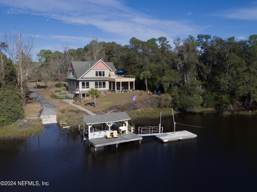 This river view estate is an architectural masterpiece.Perched - Beach Home for sale in Fernandina Beach, Florida on Beachhouse.com