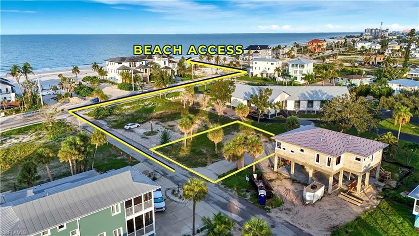 This expansive 90 x 100' +/- oversized single-family lot offers - Beach Lot for sale in Fort Myers Beach, Florida on Beachhouse.com