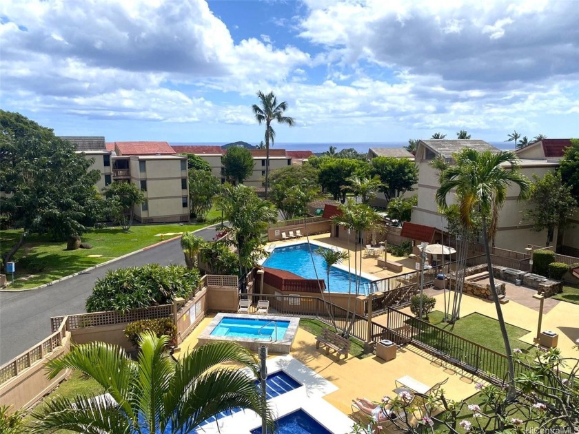 Overlooking the central recreation area with tranquil and - Beach Townhome/Townhouse for sale in Waianae, Hawaii on Beachhouse.com