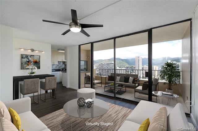Amazing Panoramic View of the city, lush mountains, and the Ala - Beach Condo for sale in Honolulu, Hawaii on Beachhouse.com