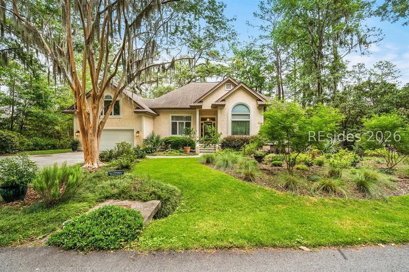Nestled on a private circle within the prestigious Callawassie - Beach Home for sale in Okatie, South Carolina on Beachhouse.com
