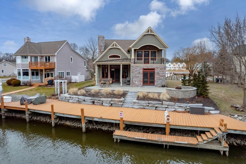 This spectacular river front home features a private 62 ft dock - Beach Home for sale in South Haven, Michigan on Beachhouse.com